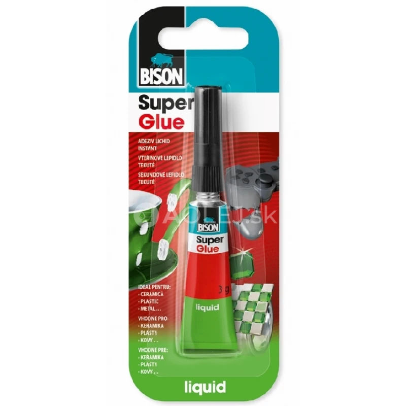 Bison Super Glue Liquid /sekundov&eacute; lepidlo/ 3g