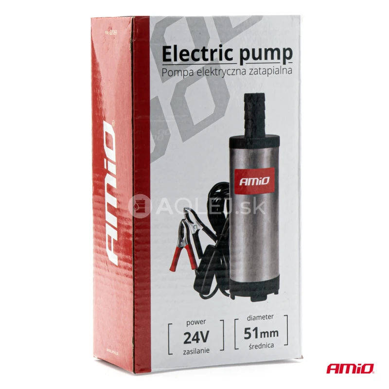 Elektrick&eacute; čerpadlo na naftu 24V ponorn&yacute; priemer 51mm Geko