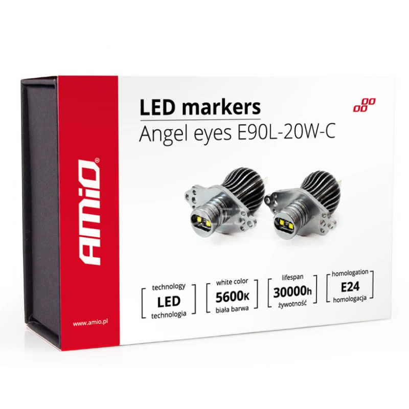 Amio LED markers Angel Eyes E90L-20W-C