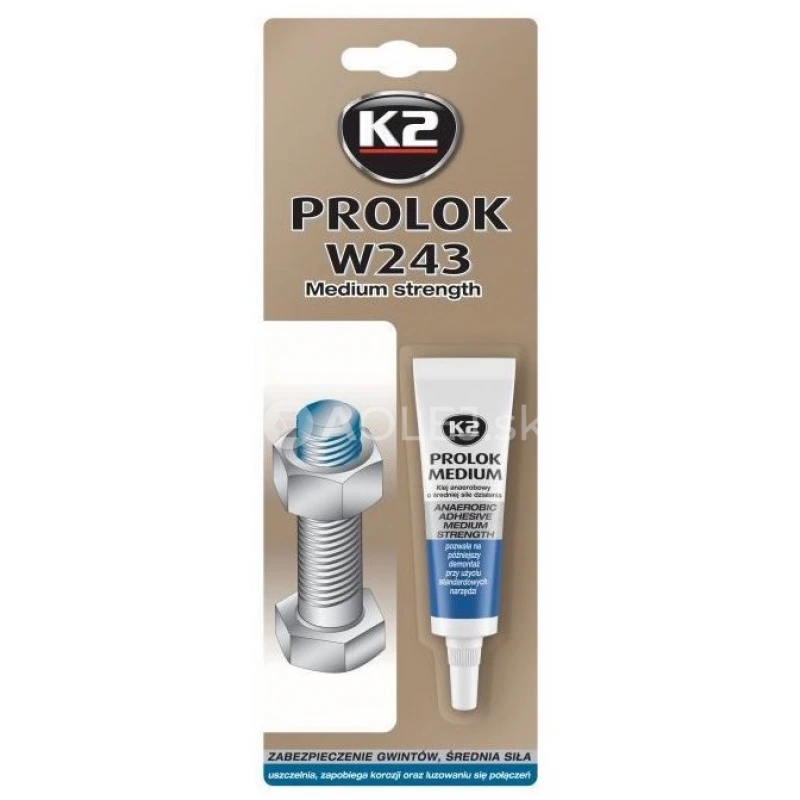 K2 Prolok Medium /fix&aacute;tor z&aacute;vitov stredn&aacute; tvrdosť/ 6ml