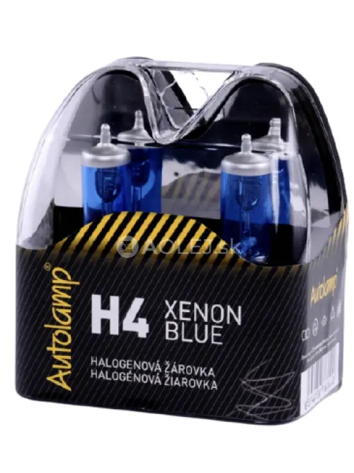 Autolamp H4 12V 60/55W P43t Xenon Blue 2ks