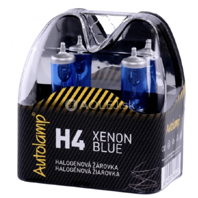 Autolamp H4 12V 60/55W P43t Xenon Blue 2ks
