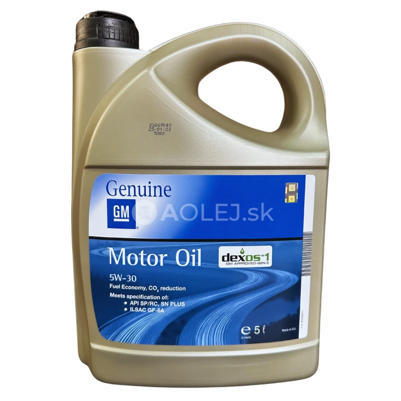 Opel GM Dexos1 Gen.3 5W-30 5L