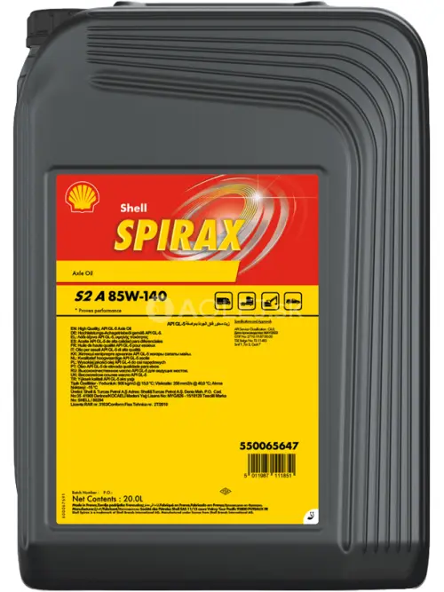 Shell Spirax S2 A 85W-140 20L