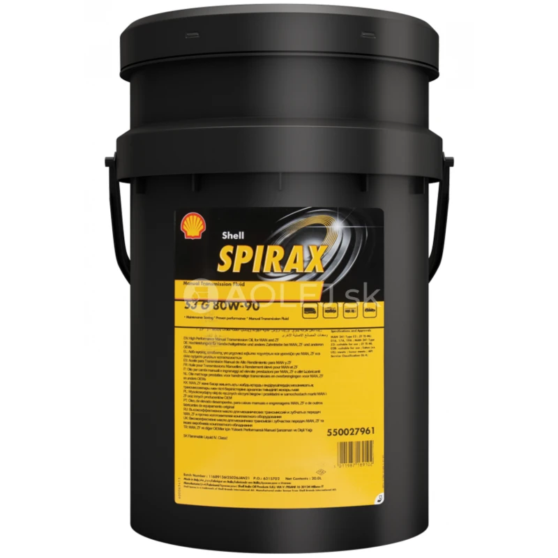 Shell Spirax S3 G 80W-90 20L