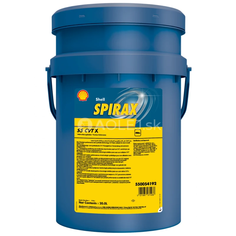 Shell Spirax S5 CVT X 20L