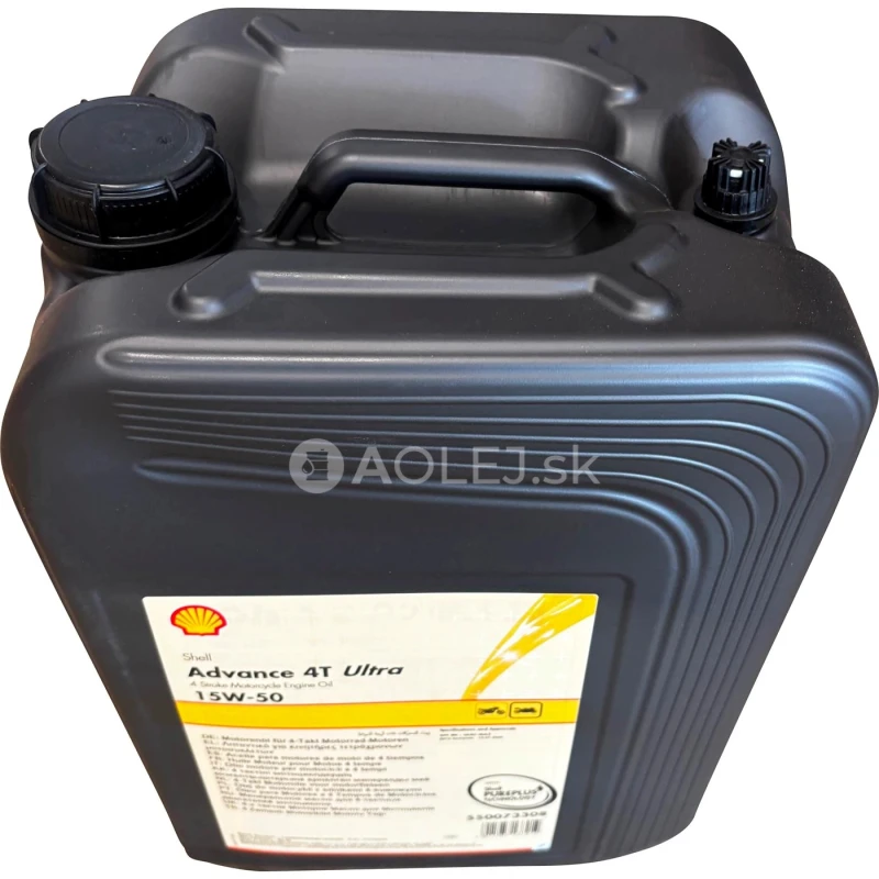 Shell Advance Ultra 4T 15W-50 20L