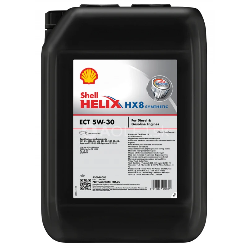 Shell Helix HX8 ECT 5W-30 20L