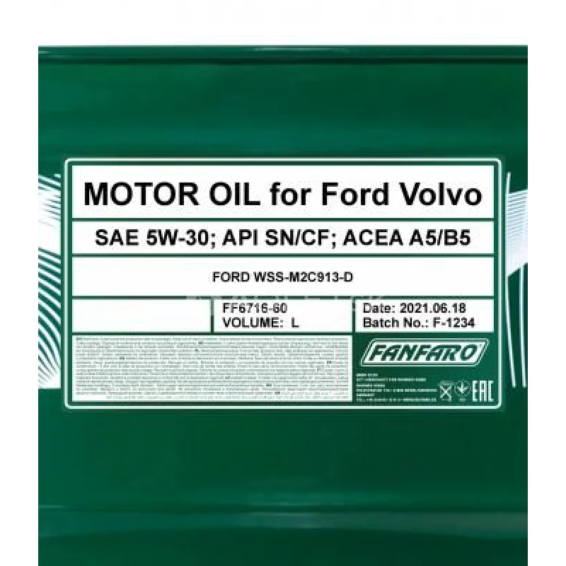 Fanfaro Ford 6716 5W-30 60L