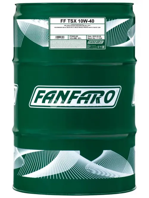 Fanfaro TSX 10W-40 60L