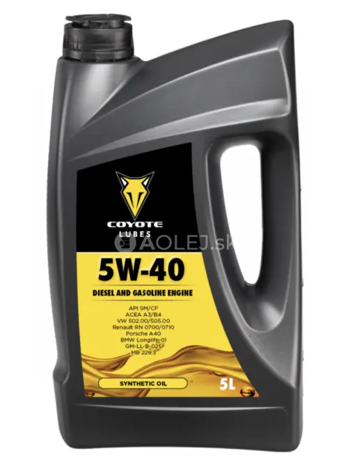 Coyote Lubes 5W-40 5L