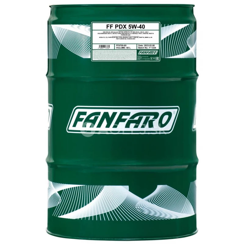 Fanfaro PDX 5W-40 60L