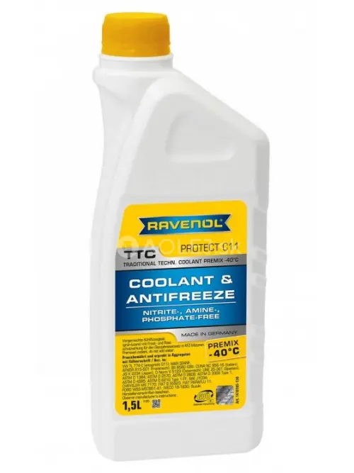 Ravenol TTC Traditional Technology Coolant Premix /G11/ 1,5L