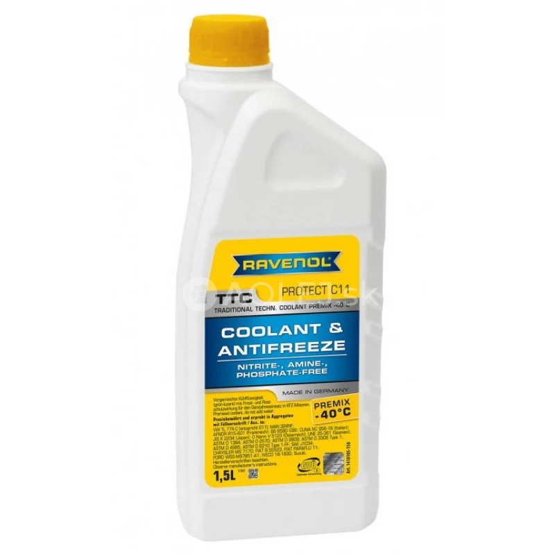 Ravenol TTC Traditional Technology Coolant Premix /G11/ 1,5L