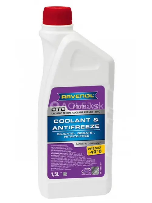 Ravenol OTC Organic Technology Coolant Premix /G12/ 1,5L
