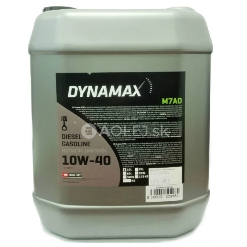 Dynamax M7AD 10W-40 10L