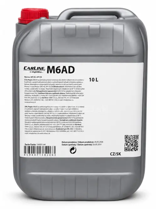 Motorov&yacute; olej Carline M6AD 10L