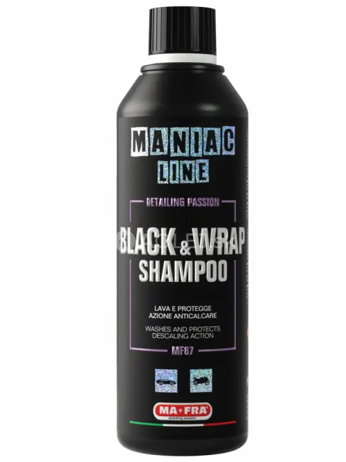 MA-FRA Maniac - &scaron;amp&oacute;n na čierny alebo f&oacute;liovan&yacute; povrch 500ml