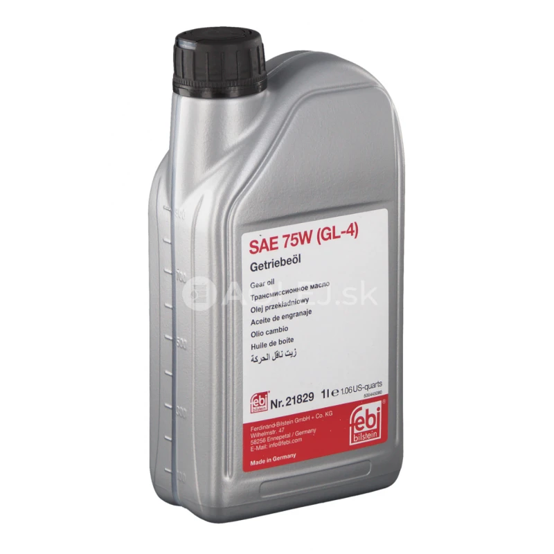 Febi Bilstein 21829 Prevodov&yacute; olej 75W GL-4 1L