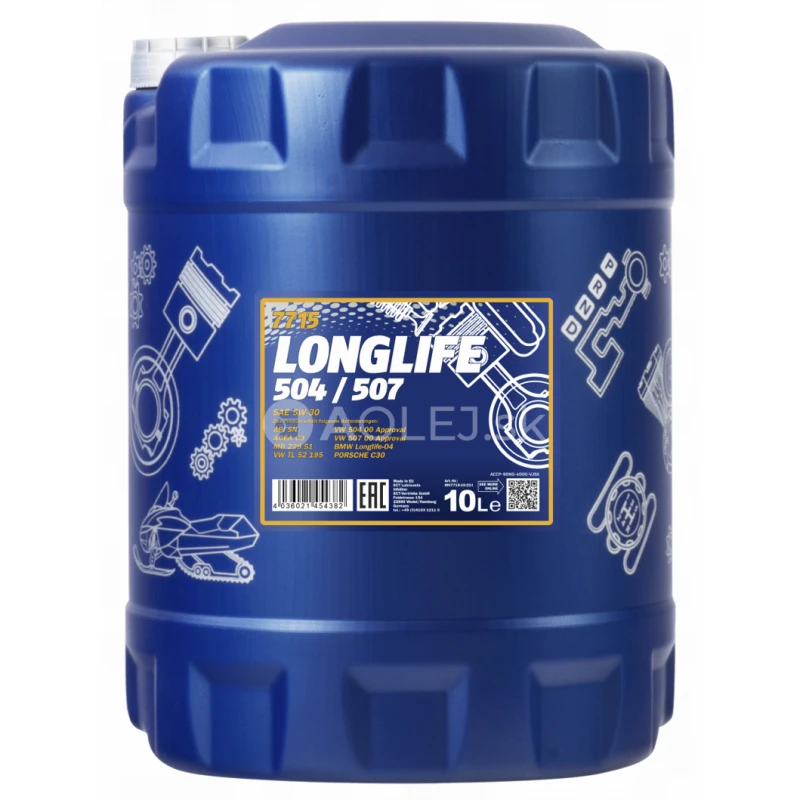 Mannol 7715 Longlife 504/507 5W-30 10L