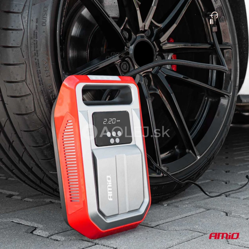 Amio Digit&aacute;lny kompresor do auta s LED 12V ACOMP-18