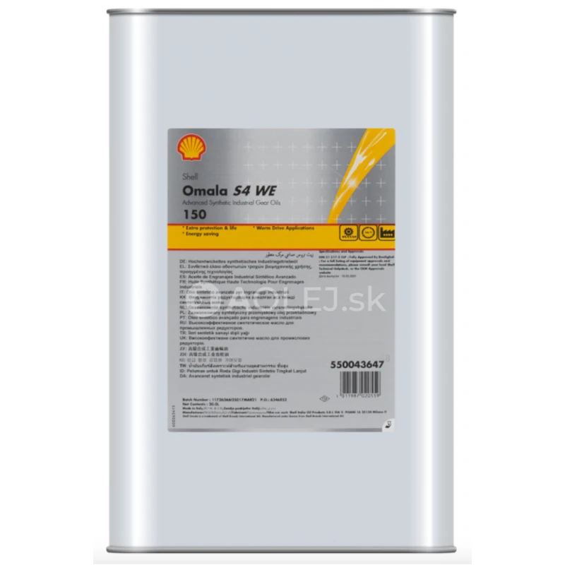 Shell Omala S4 WE 150 20L