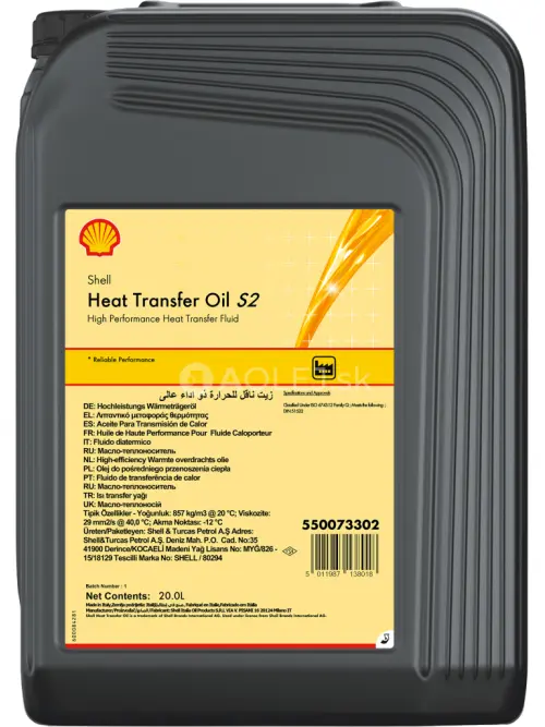 Shell Heat Transfer Oil S2 20L