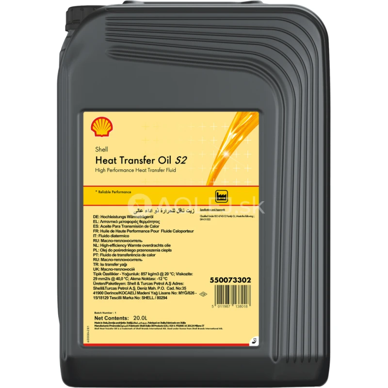 Shell Heat Transfer Oil S2 20L