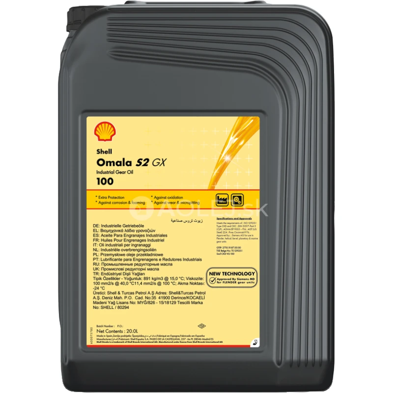 Shell Omala S2 GX 100 20L