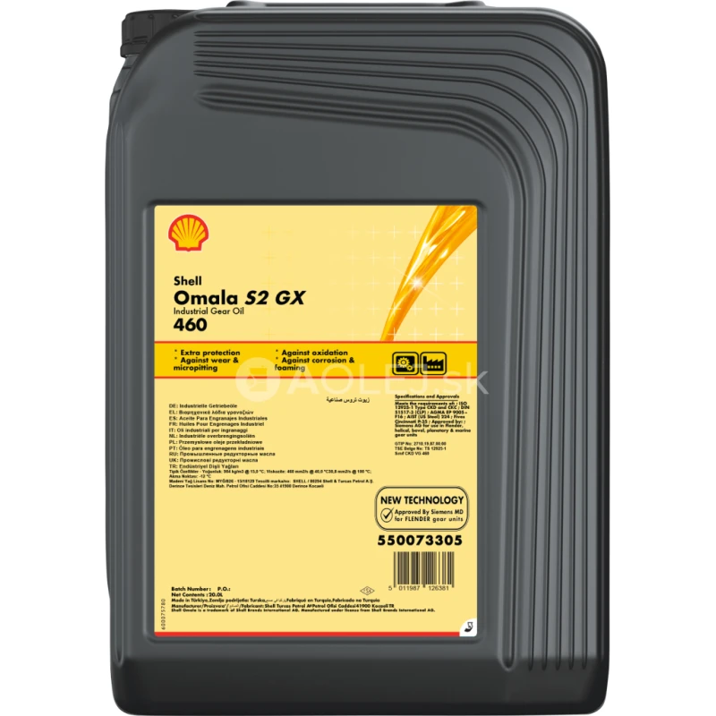 Shell Omala S2 GX 460 20L