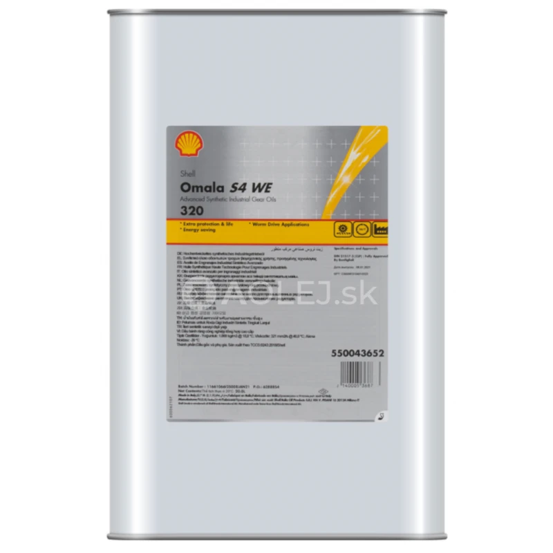 Shell Omala S4 WE 320 20L