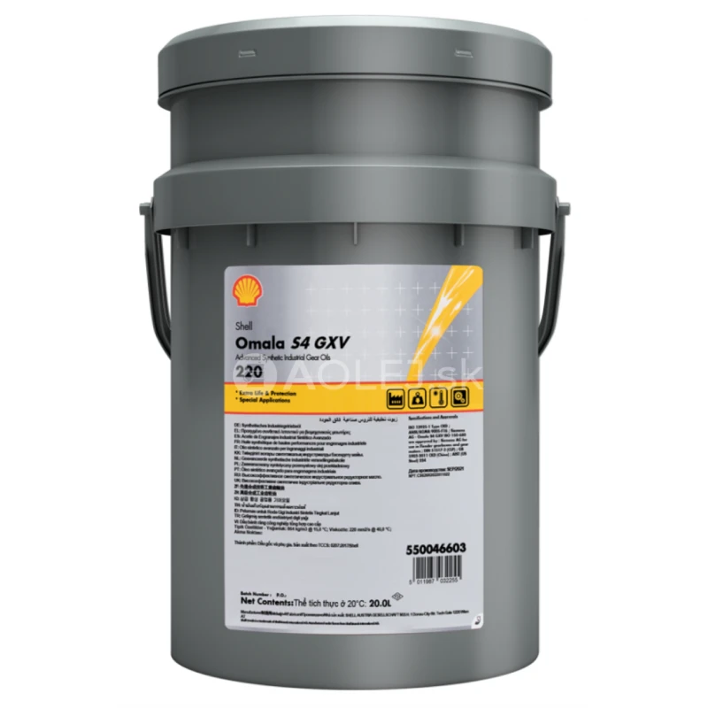Shell Omala S4 GXV 220 20L