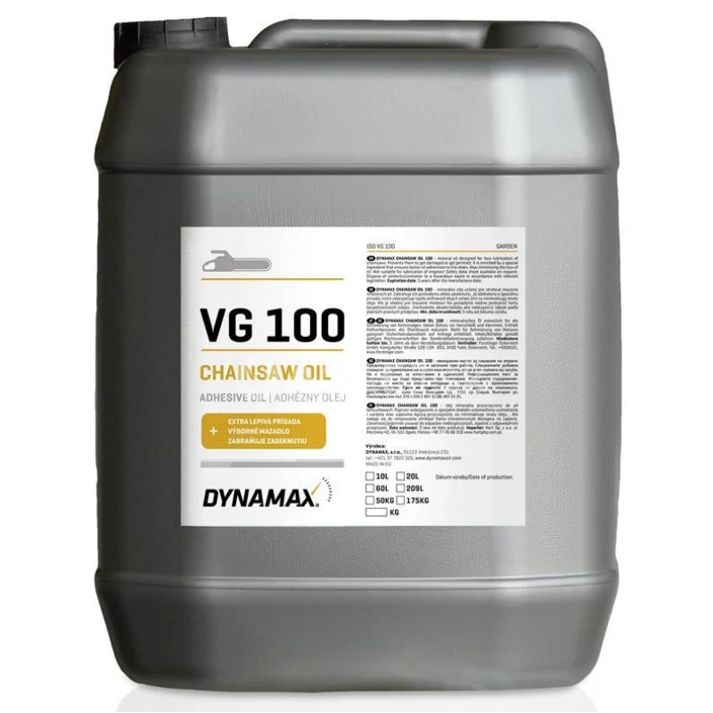 Dynamax Chain Saw Oil VG 100 /reťazov&yacute; olej/ 10L
