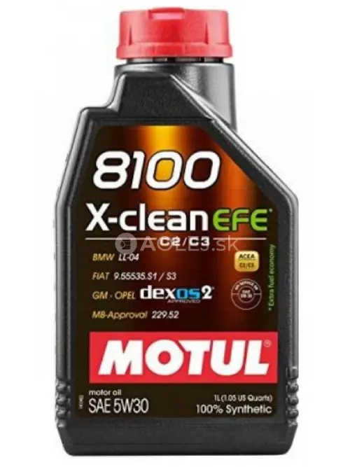 Motul 8100 X-Clean EFE 5W-30 1L
