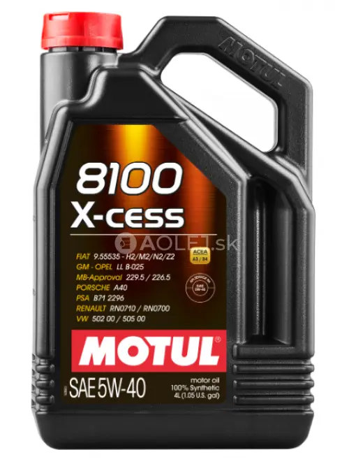 Motul 8100 X-Cess 5W-40 4L