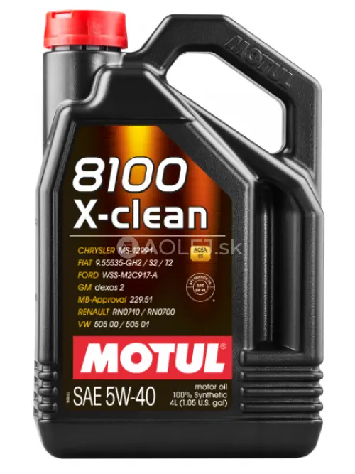 Motul 8100 X-Clean 5W-40 4L