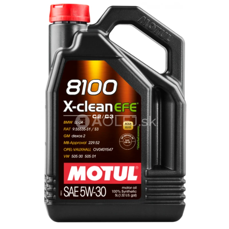 Motul 8100 X-Clean EFE 5W-30 5L 