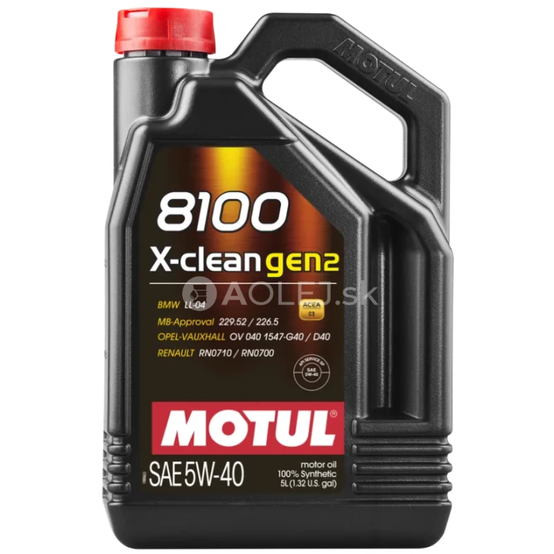 Motul 8100 X-Clean gen2 5W-40 5L