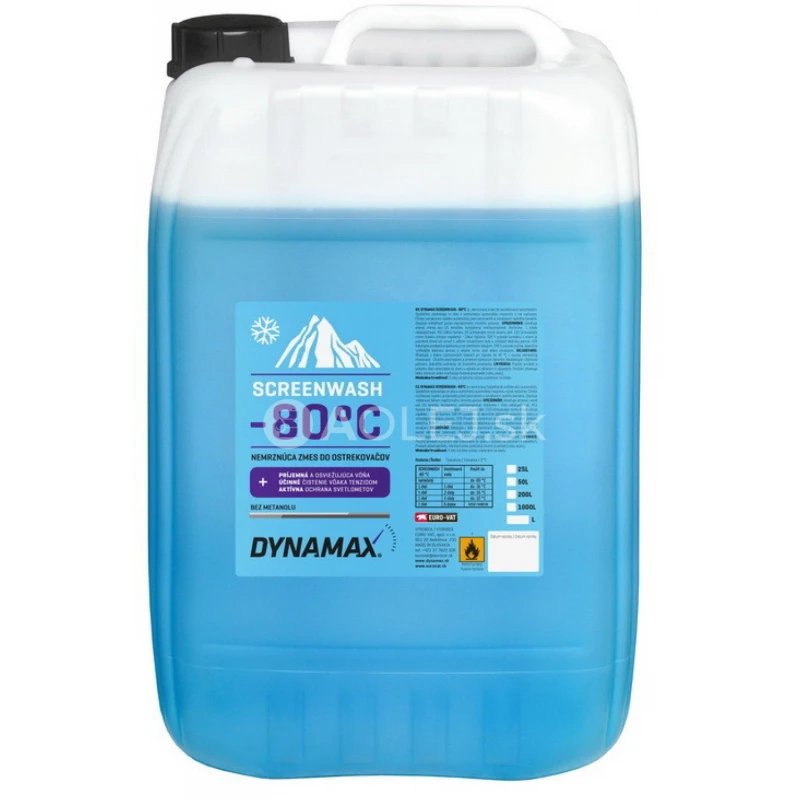Dynamax ScreenWash -80&deg;C Citr&oacute;n 25L