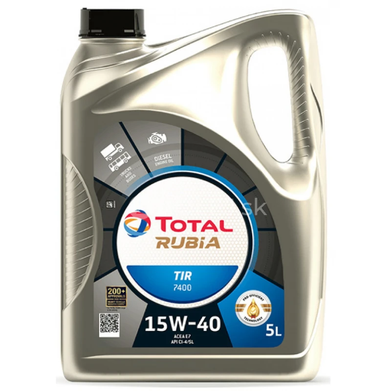 Total Rubia Tir 7400 15W-40 5L