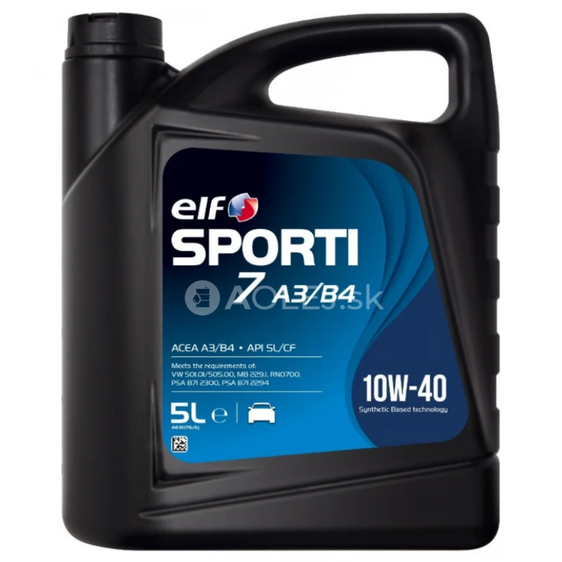 Elf Sporti 7 A3/B4 10W-40 5L