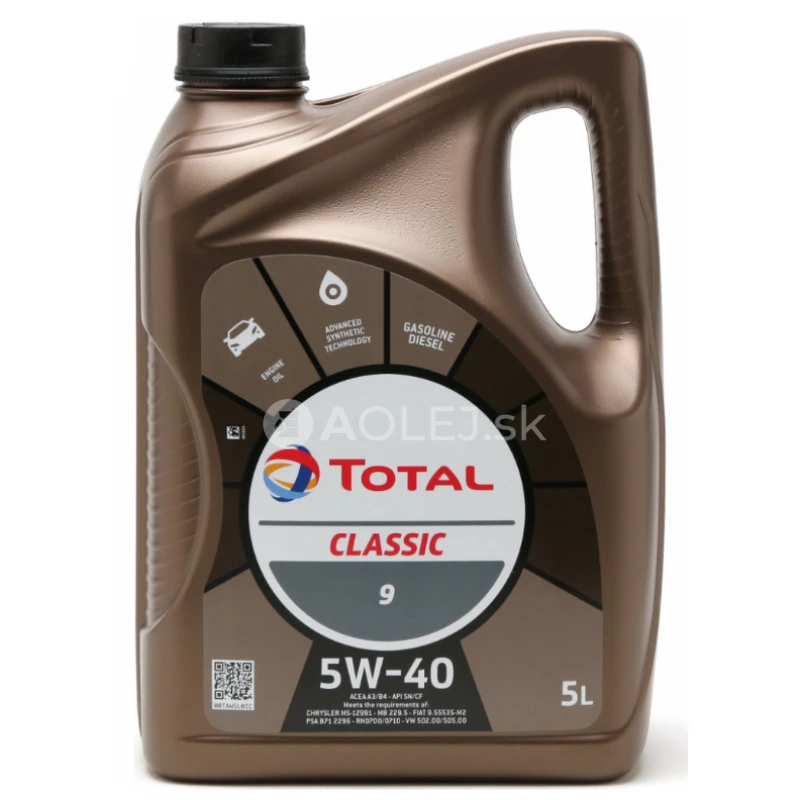 Total Classic 9 5W-40 5L