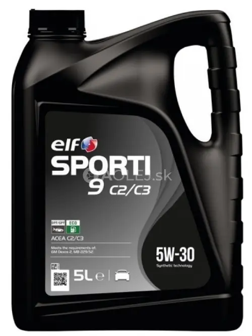 Elf Sporti 9 C2/C3 5W-30 5L