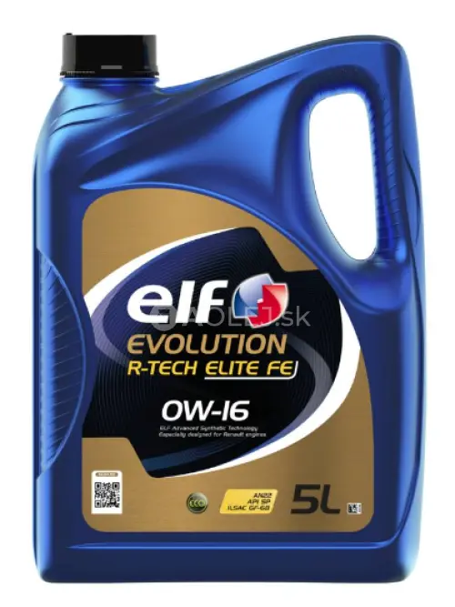 Elf Evolution R-Tech Elite FE 0W-16 5L