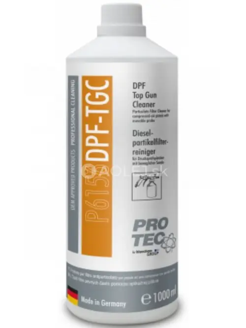 Pro-Tec DPF Top Gun Cleaner  - Čistič filtra pevn&yacute;ch čast&iacute;c pomocou aplikačnej pi&scaron;tole 1L
