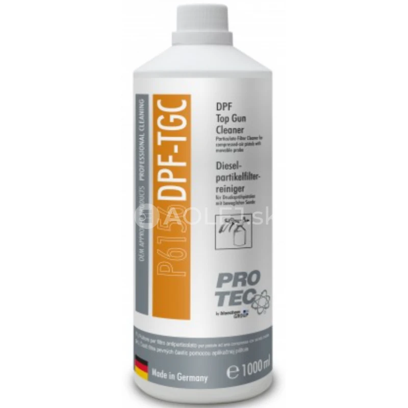 Pro-Tec DPF Top Gun Cleaner  - Čistič filtra pevn&yacute;ch čast&iacute;c pomocou aplikačnej pi&scaron;tole 1L