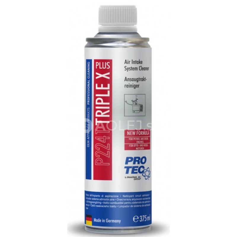 Pro-Tec Triple X Diesel - Čistič nas&aacute;vacieho traktu benz&iacute;nov&yacute;ch a dieselov&yacute;ch motorov 375ml