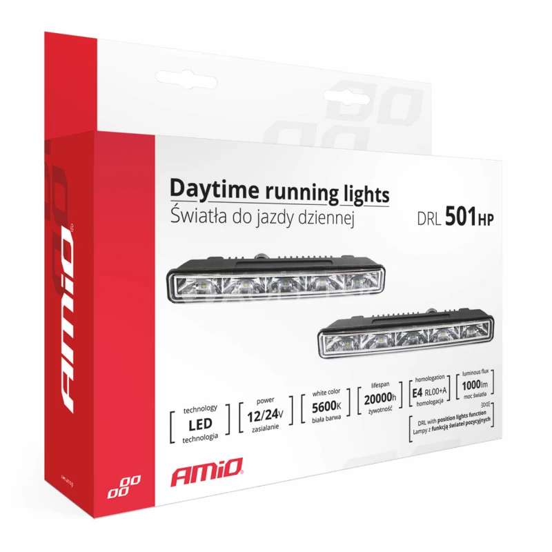 Svetlá pre denné svietenie DRL 501HP