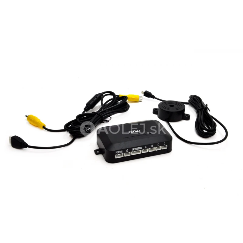 Riadiaca jednotka/Centrálka pre asistenty parkovania 4-senzorová pre displej TFT 4,3