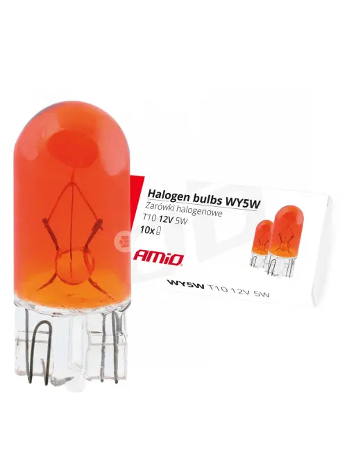 Halog&eacute;nov&eacute; žiarovky WY5W T10 5W W2.1x9.5d AMBER 12V